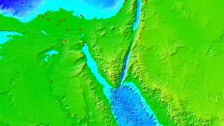 map1078, Sinaihalvön, Egypten
