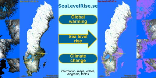 Sea level rise illustration
